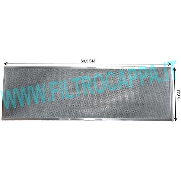 METALLFILTER FÜR DUNSTABZUGSHAUBEN SMEG ELICA 59,5 X 19 CM ORIGINALES ERSATZTEIL