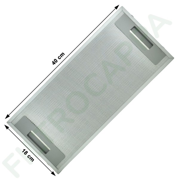 METAL FILTER 18 X 40 CM FOR FABER COOKER HOOD 133.0073.624