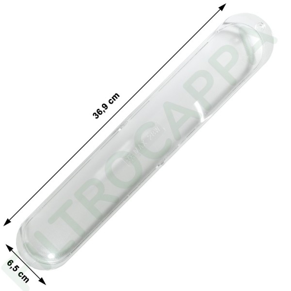 TAMPA DA LÂMPADA 36,9 CM X 6,5 CM PARA EXAUSTOR FALMEC SMEG ELICA TURBOAIR