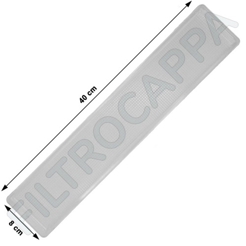 DIFUSOR DE ILUMINAÇÃO 40 x 8 CM PARA EXAUSTOR FRANKE 133.0065.528
