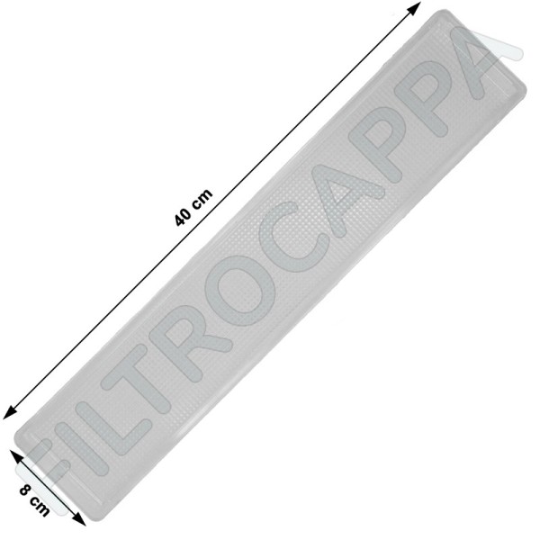 DIFFUSEUR D'ÉCLAIRAGE 40 x 8 CM POUR HOTTE FRANKE 133.0065.528
