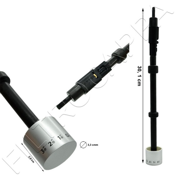 COMMANDE DE VITESSE ET LUMIÈRES À COMMANDE FABER -TIRER POUR HOTTE FABER IN-NOVA INSIDE 133.0395.207
