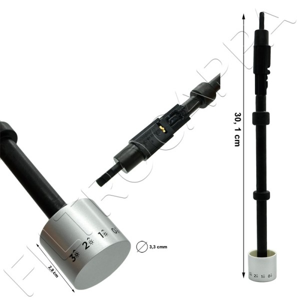 PUSH PULL CONTROL GESCHWINDIGKEITSREGELUNG UND LICHTER FÜR FABER 133.0395.207