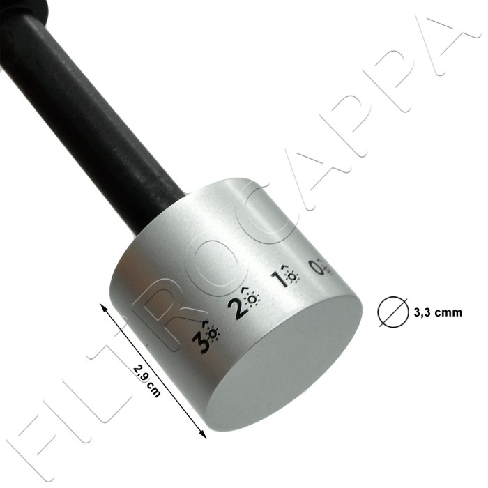 Manopola comandi Push Pull velocita' e luce cappa faber in-nova inside 133.0395.207