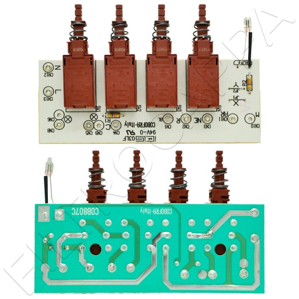 TASTATUR FÜR DUNSTABZUGSHAUBEN GALVAMET COB807C X39 R224009X SVA807B