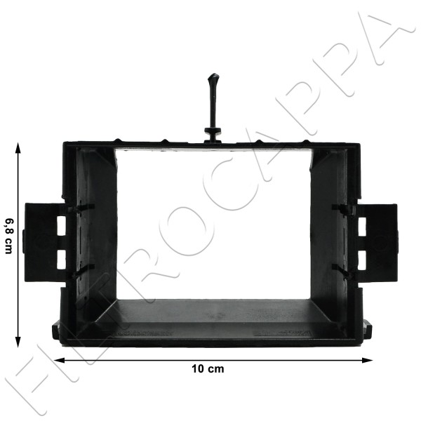 SOPORTE RESISTENCIA PARA CALENTADOR 2000W PARA SECAMANOS VORTICE ECODRY ROJO 5.653.12.001