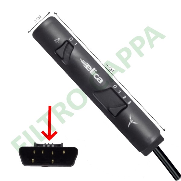 TABLERO DESLIZANTE PARA CAMPANA ELICA CORALLO RUBINO SMERALDO AGC01865