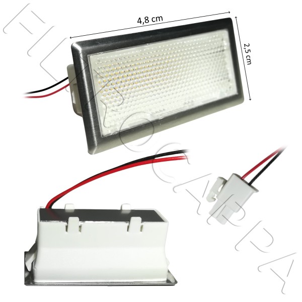 FARETTO LED RETTANGOLARE 1,4 W 12V 3500 K CAPPA FALMEC 105040240