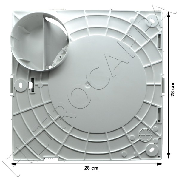 TAMPA TRASEIRA PARA VENTILADOR DE EXTRACÇÃO SUPER CENTRÍFUGA VORTICE QUADRO 1.196.126.045 TAMPA TRASEIRA PARA VENTILADOR DE EXTRACÇÃO SUPER CENTRÍFUGA VORTICE QUADRO 1.196.126.045