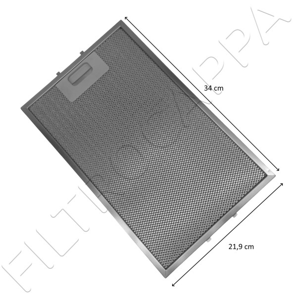 FILTRO METALLICO 34 X 21,9 CM ELICA TURBOAIR ES3000 421919 GF067A