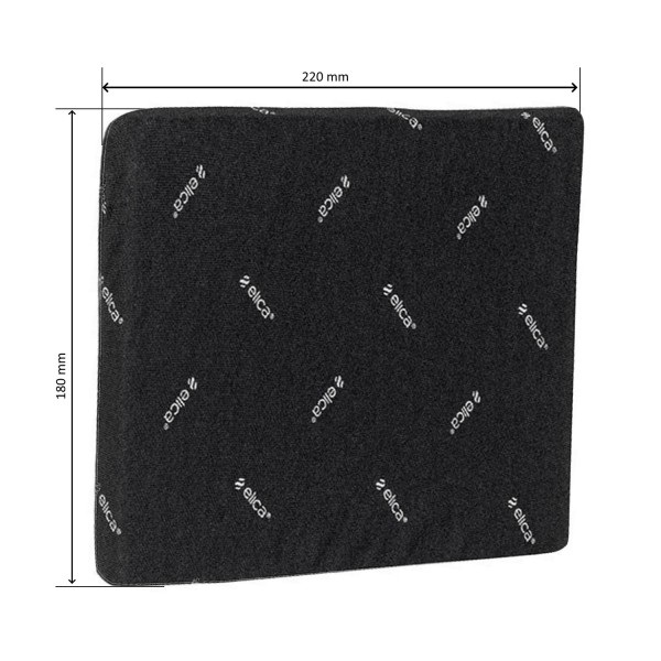 AKTIVKOHLEFILTER LONG LIFE 18 X 22 CM ELICA mod.20 - ORIGINALEN - KIT0161370