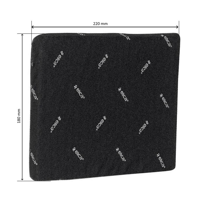 AKTIVKOHLEFILTER LONG LIFE 18 X 22 CM ELICA mod.20 - ORIGINALEN - KIT0161370