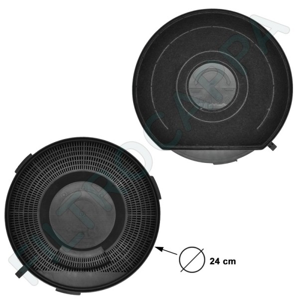 FILTRO CARBONE ATTIVO ELICA DIAMETRO 24 CM mod.28 - ORIGINALE - KIT0161372 FILTRO CARBONE ATTIVO ELICA DIAMETRO 24 CM mod.28 - ORIGINALE - KIT0161372