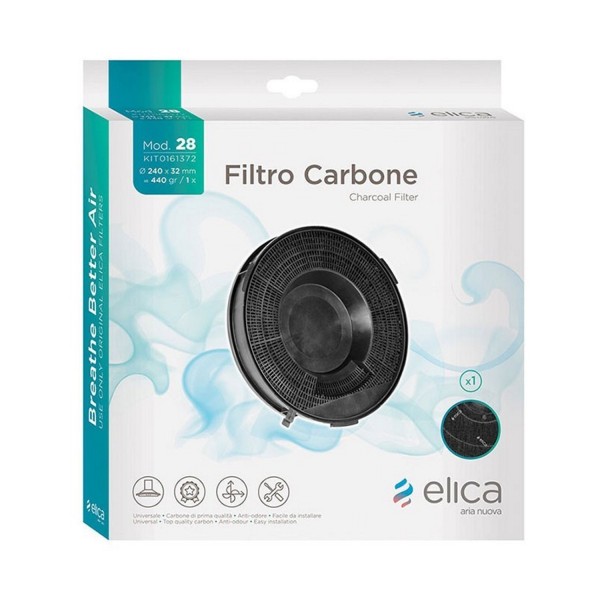 CHARCOAL FILTER ELICA DIAMETER 24 CM mod.28 - GENUINE PART - KIT0161372