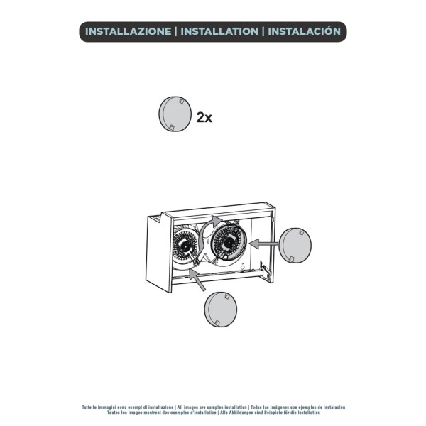 FILTRE À CHARBON (2 PCS) DIAMÈTRE 19 mod.29 - PIÈCE D'ORIGINE - KIT0161374