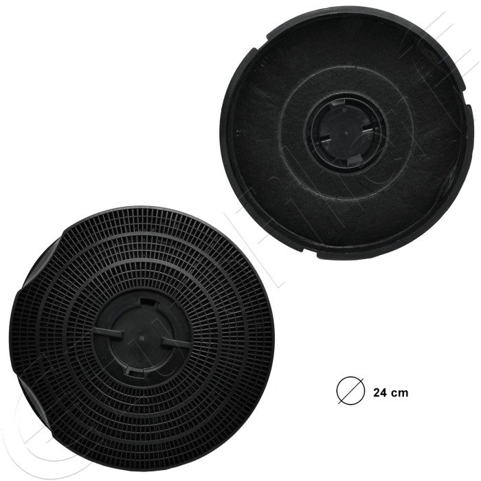 AKTIVKOHLEFILTER DURCHMESSER 24 CM FÜR DUNSTABZUGSHAUBEN ELICA mod.30 - ORIGINALEN - KIT0161375