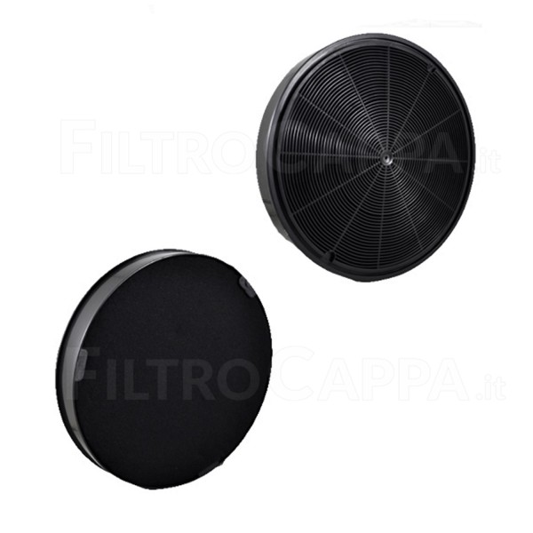 CHARCOAL FILTER ( 2 PCS ) DIAMETER 20 X 3 CM FOR BOSCH SIEMENS COOKER HOODS FKS172BSH