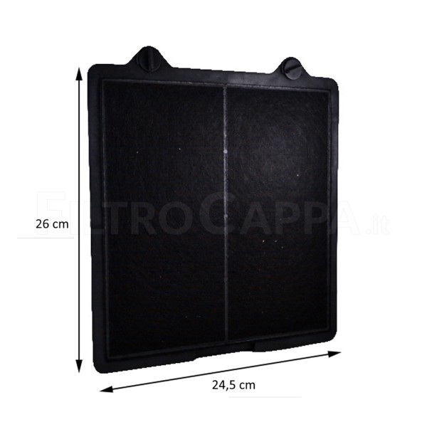 CHARCOAL FILTER 24,5 x 26 CM FOR COOKER HOODS BOSCH SIEMENS ELECTROLUX FIM 55046249 FKS149