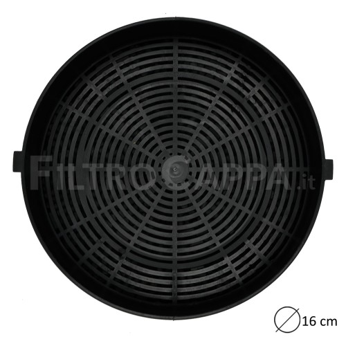 FILTRO DE CARVÃO DIÂMETRO 16 CM CAPAS DE FOGÃO TYP H ELICA TURBOAIR FIMKAPPE GALVAMET F00497 2