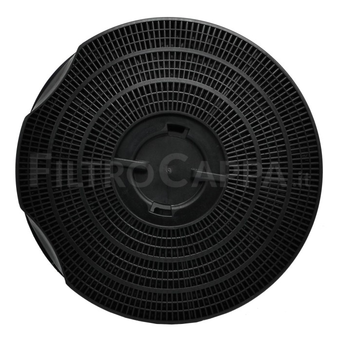 DIÂMETRO DO FILTRO DE CARVÃO 24 AEG BAUKNECHT BAUMATIC CANDY ELECTROLUX ELICA HOOVER REX SMEG WHIRLPOOL FKS208