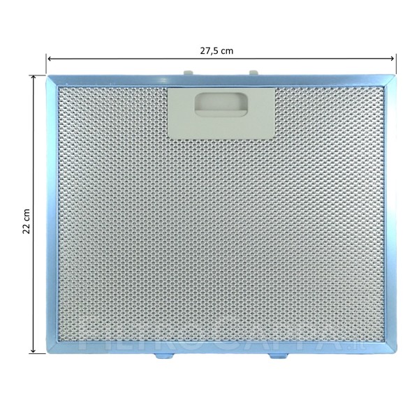 METAL FILTER 27,5 X 22 CM FOR COOKER HOOD ELICA TURBOAIR