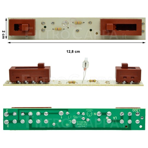 PLANCHE COULISSANTE POUR HOTTE Elica Turboair 3 VITESSES BE1BGA