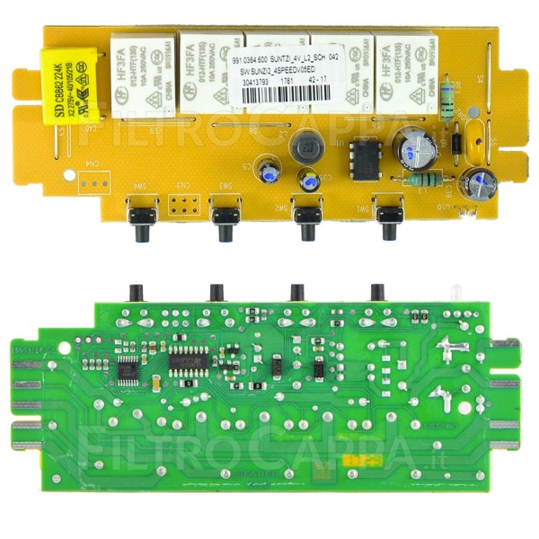 PULSANTIERA TASTIERA ELETTRONICA FABER 4 VELOCITA' ORIGINALE 133.0157.449