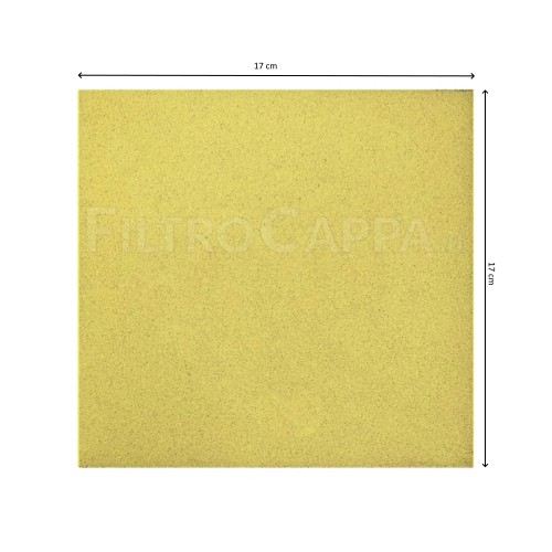 FILTRO SPUGNA PROTEGGI MOTORE VORT QUADRO MEDIO INCASSO VORTICE 17 CM 1.186.047.005