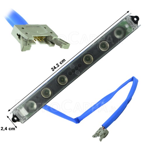 TECLADO DE TOQUE PARA CAPAS DE FOGÃO ELICA SINFONIA 480122102328 C00393347 AGC0011061 AGC0112424 KIT0140595