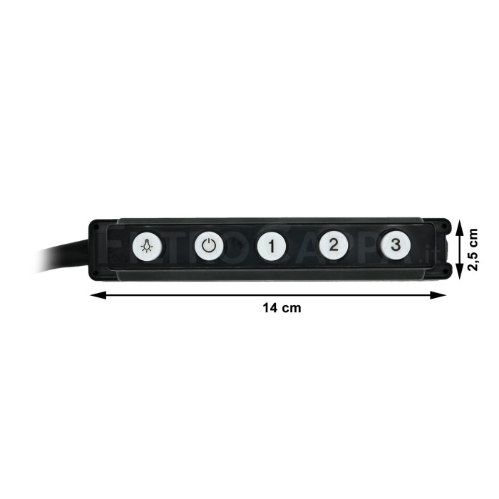 KEYBOARD FOR COOKER HOOD ELICA TURBOAIR SPOT 5 KEYS AGC01845
