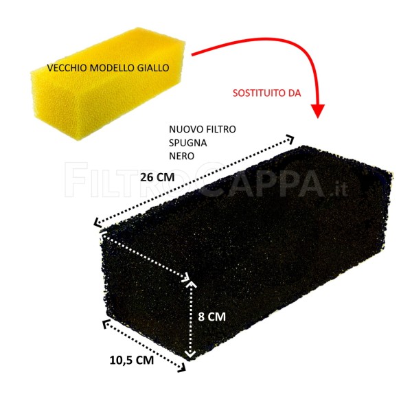 FILTRO PER DEPURATORE D'ARIA VORTRONIC 35 RF 1.187.000.037