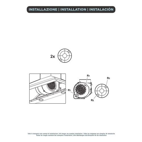 CHARCOAL FILTER DIAMETER 15 ELICA mod.47 - GENUINE PART - KIT0161384 2