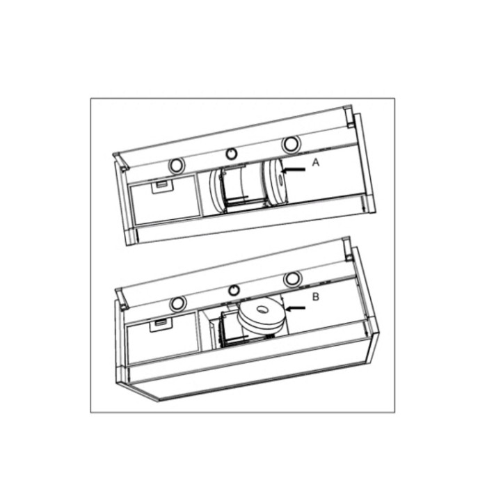 Filtro Carbone Attivo (2 PEZZI) diametro 17,5 cm per CAPPA FIM GALVAMET WHIRPOOL TURBOAIR LAV-IN ILVE