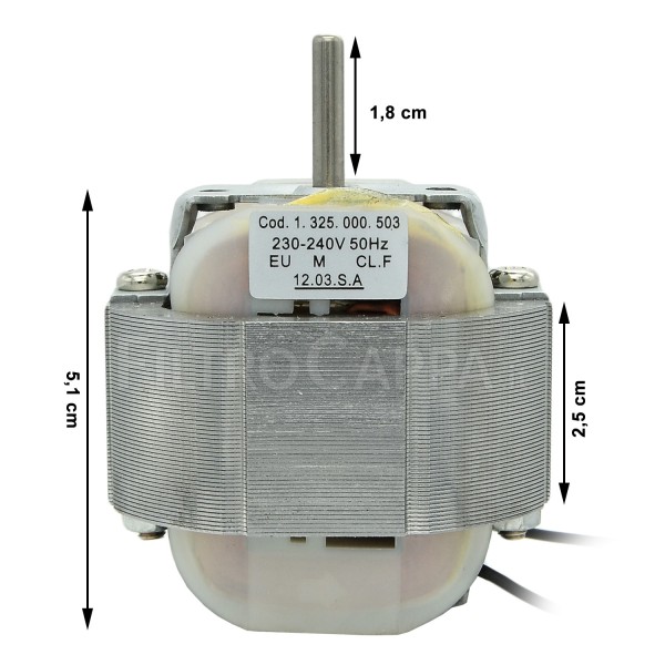 MOTORE VORTICE M120 BRONZINE 220 VOLT 1.325.000.503