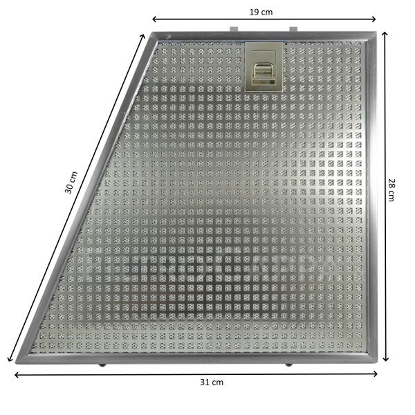 METALLFILTER FÜR DUNSTABZUGSHAUBEN LINKS FABER FRANKE DESIGN PLUS 133.0067.819