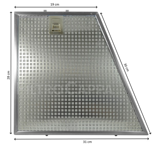 METALLFILTER FÜR DUNSTABZUGSHAUBEN RECHT FABER FRANKE DESIGN PLUS 133.0067.818