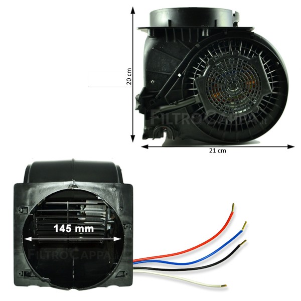 MOTORE COMPLETO PER CAPPA ASPIRANTE ELICA BOXIN CERTOSA SOFIA CNV0091809