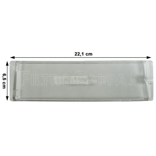 PLAFONIERA 22,1 X 6,5 CM PER CAPPA ASPIRANTE ELICA TURBOAIR MILLELUCI 3001B PFF10