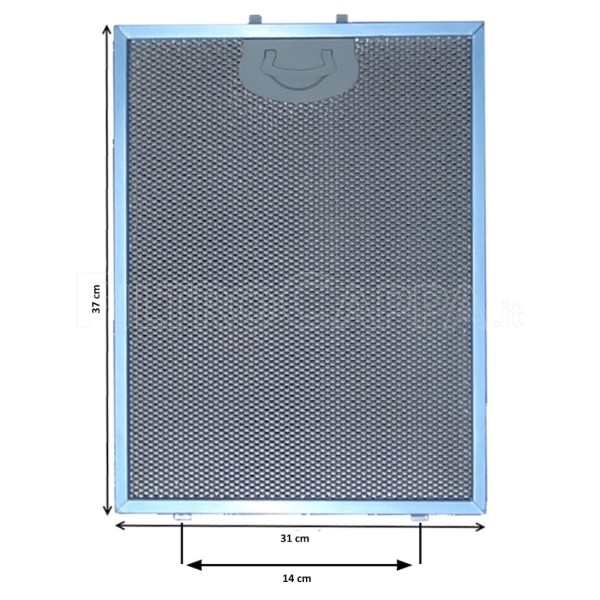 METAL FILTER FOR AIRONE COOKER HOOD 37 X 31 CM ACFMAA9X370X310000