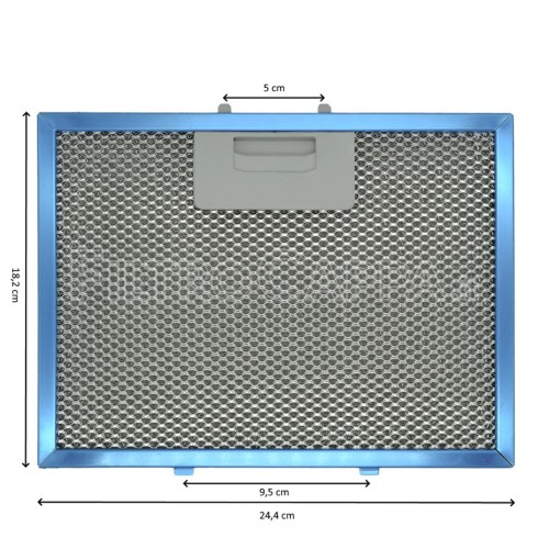 FILTRO DE METAL 24,4 x 18,3 CM GALVAMET BREEZE R258107