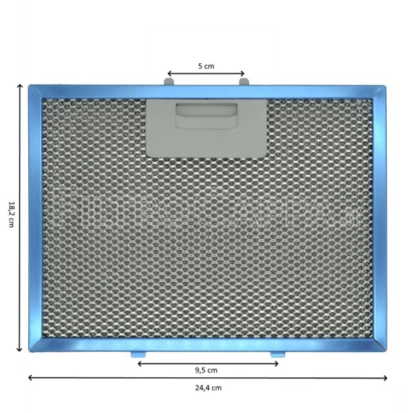 METAL FILTER 24,4 x 18,3 CM GALVAMET BREEZE R258107