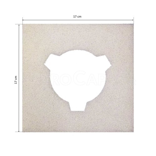 FILTRO SPUGNA PROTEGGI MOTORE VORT QUADRO MEDIO VORTICE 17 CM 1.186.047.002