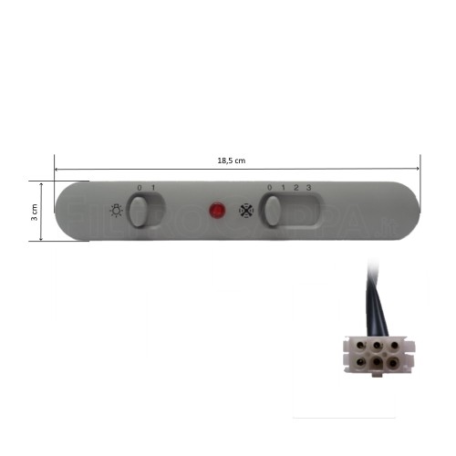 SLIDER 3 VITESSES FALMEC HOTTE PIÈCE DE RECHANGE ORIGINE 105080202