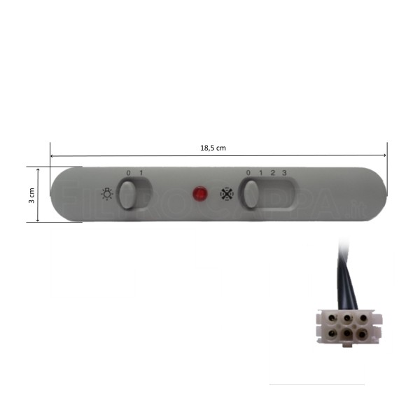 FALMEC 3-SPEED HOOD SLIDER (ORIGINAL 105080202)