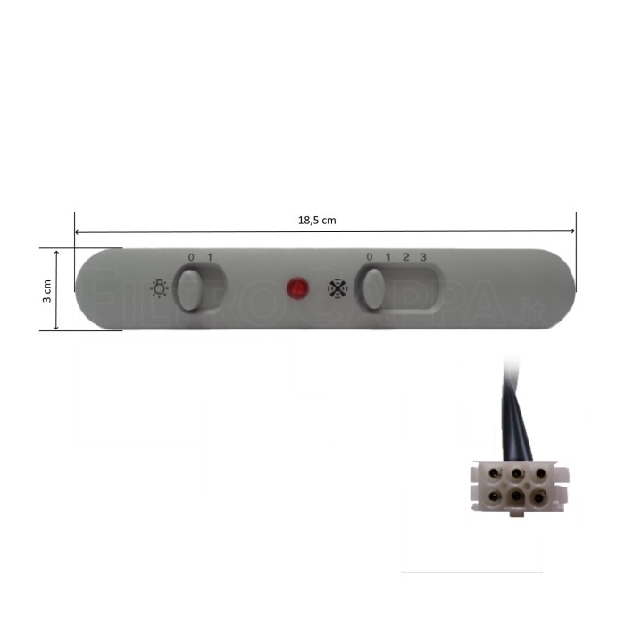 FALMEC 3-SPEED HOOD SLIDER (ORIGINAL 105080202)