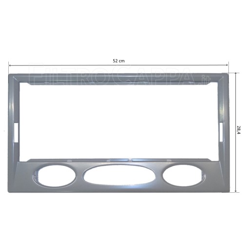 Supporto filtri alluminio per Cappe LG 52 INCA FABER SMEG 133.0018.350