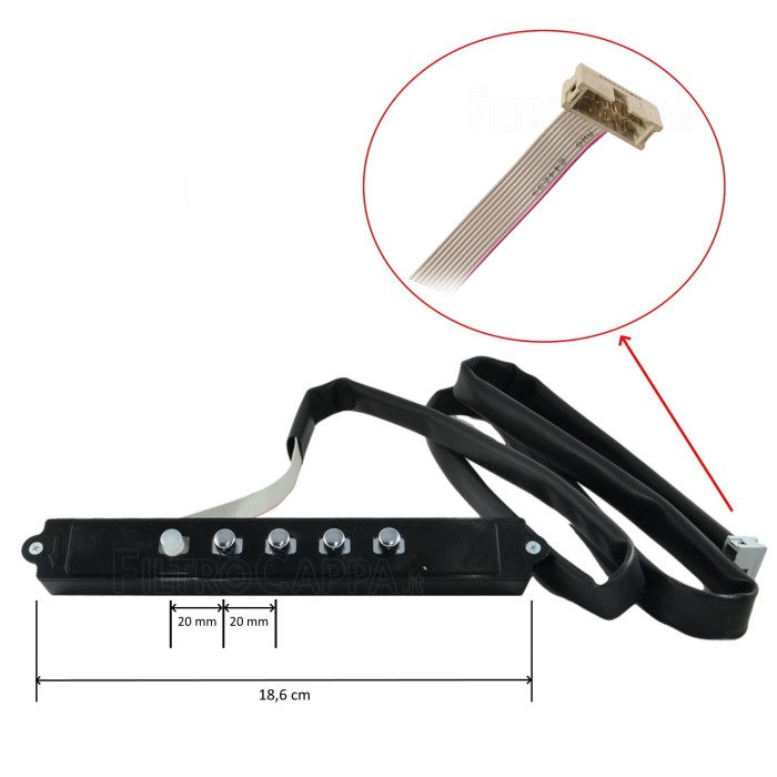 ELECTRONIC KEY FOR MAX FIRE COOKER HOOD SOTTOPENSILE