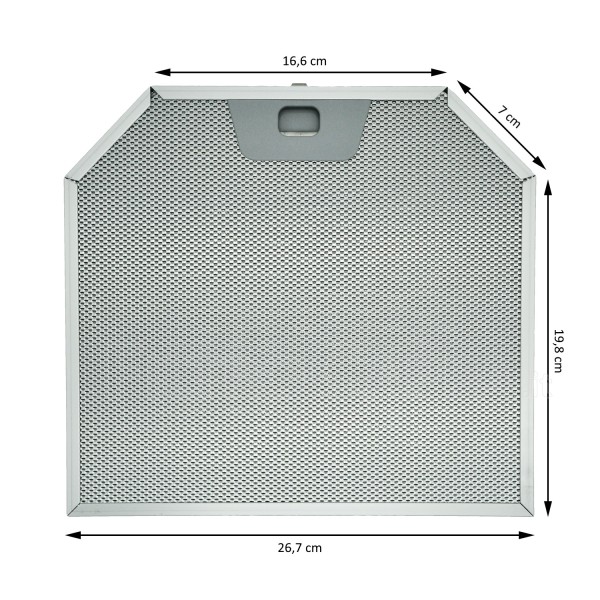 METAL FILTER FOR COOKE HOOD FABER FRANKE CYLINDRA 133.0017.598