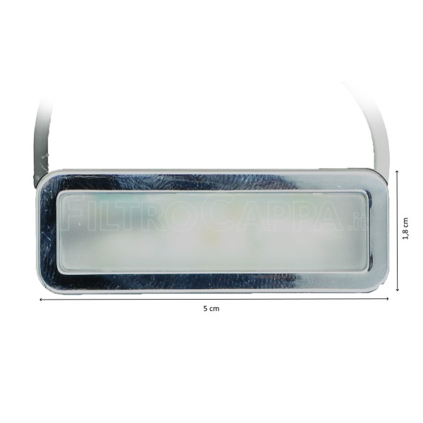FOCO LED 2,5 WATT 700 mA 4000K RETANGULAR RHPS461-1 EXAUSTOR ELICA LMP0112505