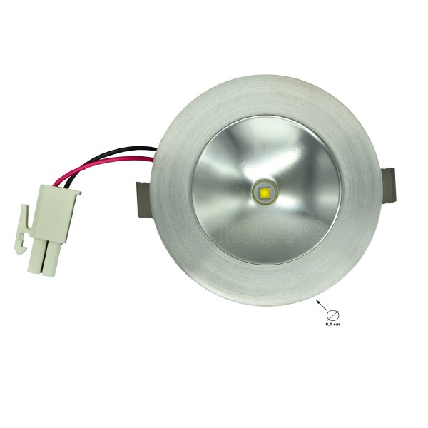 LED LEUCHTE LICHT LAMPE 3,5 VOLT DURCHMESSER 6 CM RHPS402-2 FÜR DUNSTABZUGSHAUBE ELICA LMP0094993